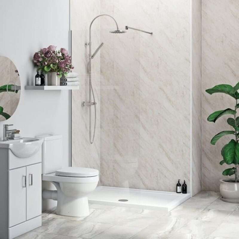 Pergamon Marble Shower Panels