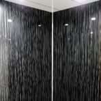 black string shower panels