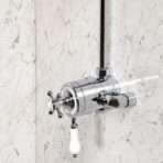 White Marble Shower Panels