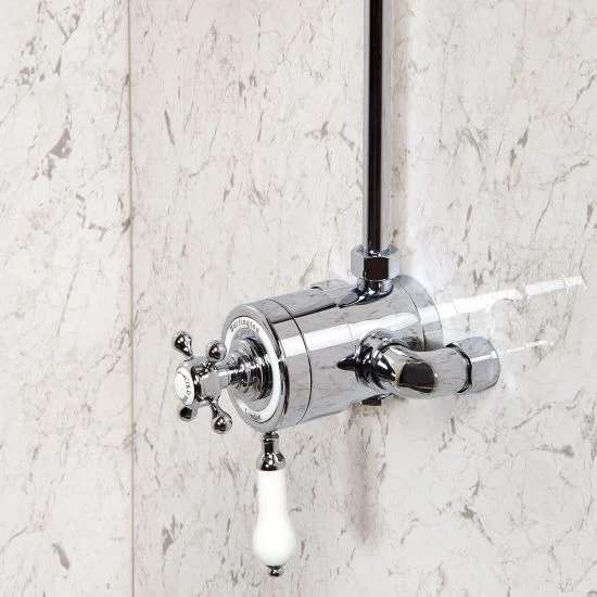 White Marble Shower Panels