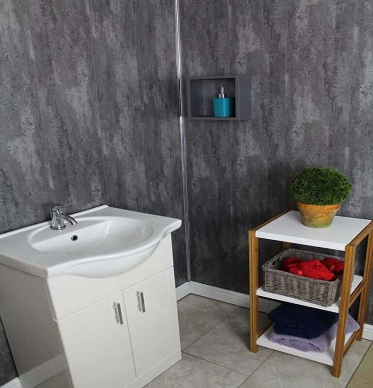 Retro Grey Shower Panels