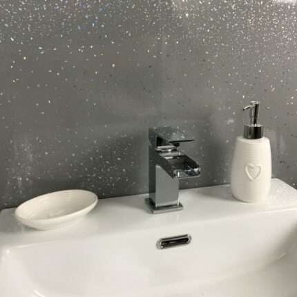 Grey Sparkle PVC Wall Panels