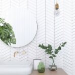 Chevron PVC Wall Panels