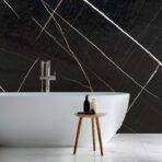 Laurent Black PVC Wall Panels