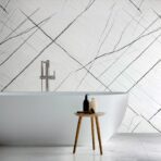 Laurent White PVC Wall Panels