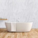 light grey marble shower panels